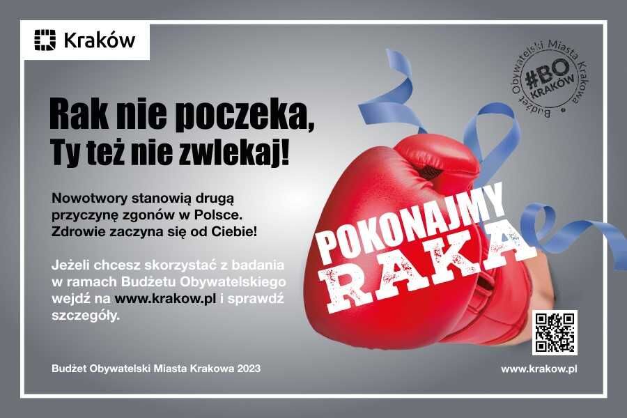 Plakat - Pokonajmy raka 