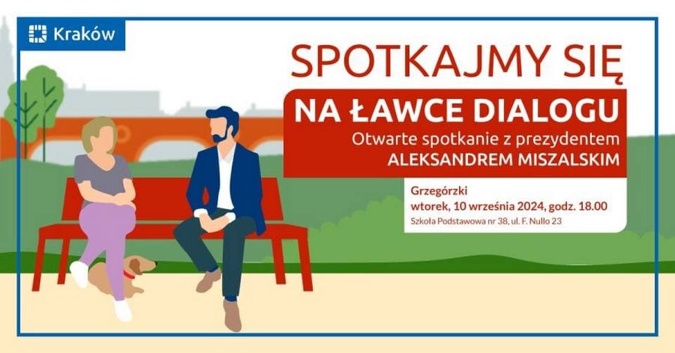 Plakat Spotkajmy się na ławce dialogu