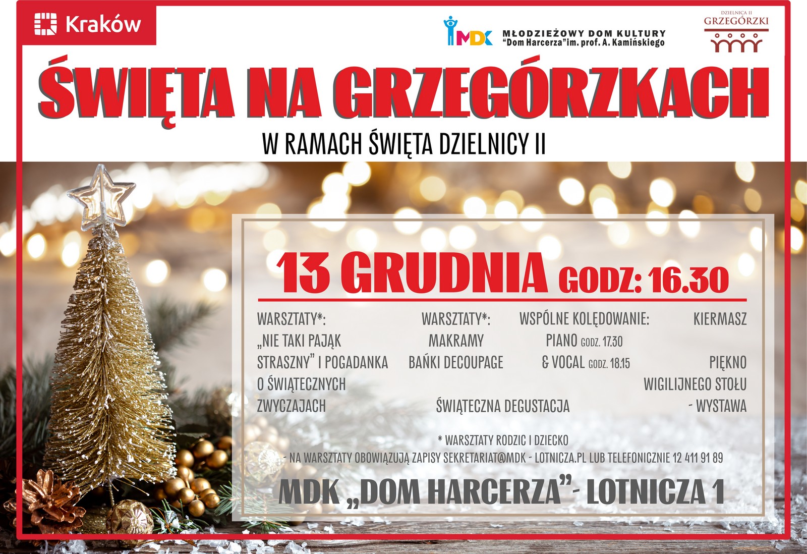 Plakat Święta na Grzegórzkach