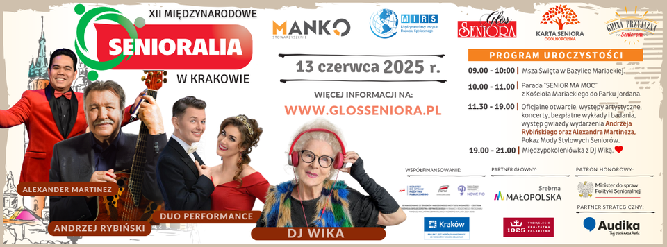 XII Międzynarodowe Senioralia w Krakowie 2025