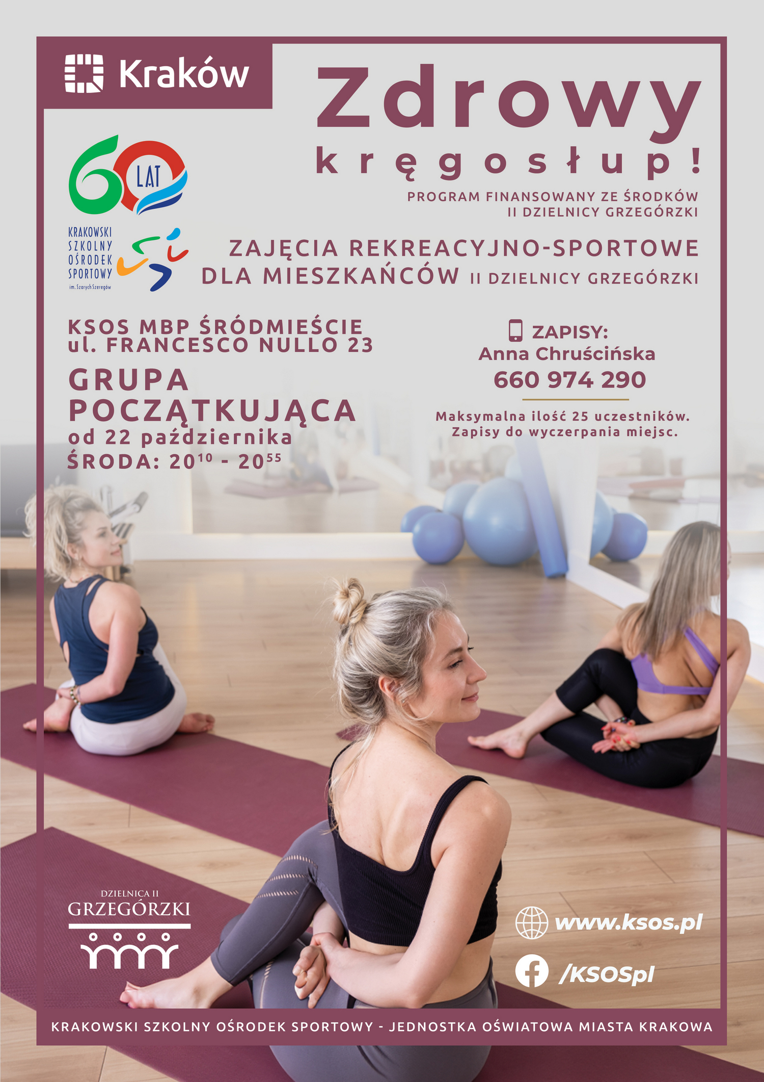 Plakat - zdrowy kręgosłup