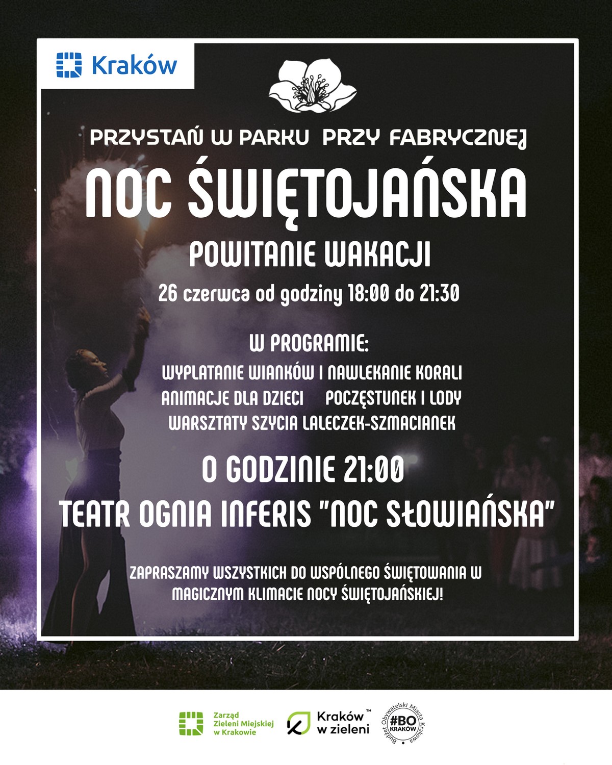 plakat: Piknik w klimacie Nocy Świętojańskiej