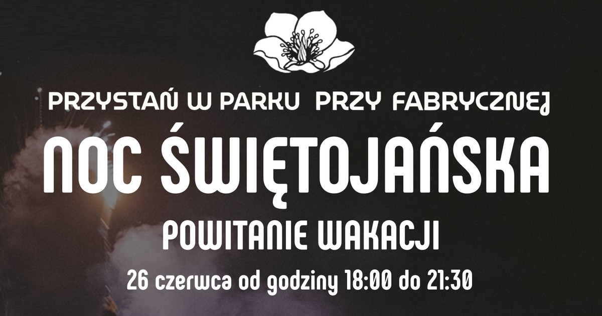 wycinek plakatu: Piknik w klimacie Nocy Świętojańskiej