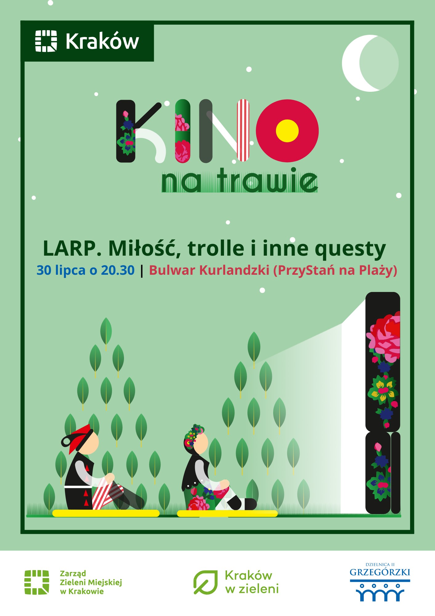 Plakat: Kino na trawie
