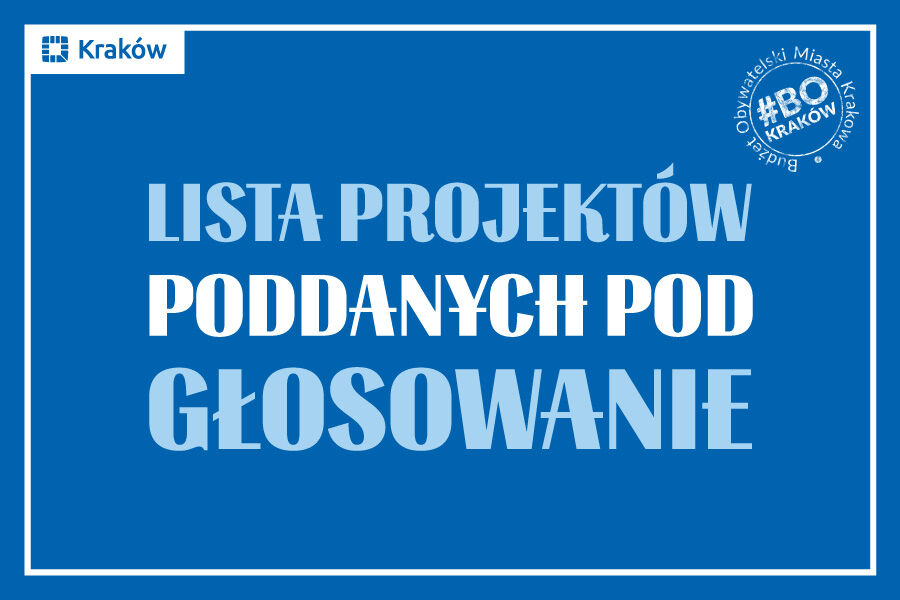 Lista projektów poddanych pod głosowanie